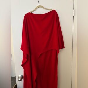 Zara Asymmetric Cape Blouse